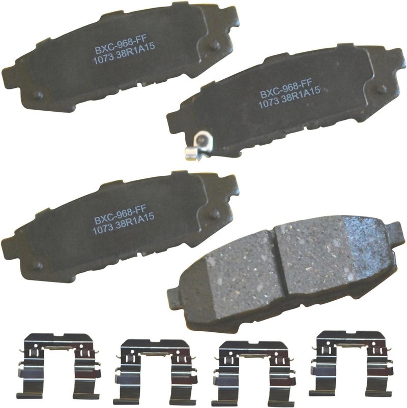 Bendix Premium SBC1073 Ceramic Rear Brake Pads for Mazda MPV 2006-2004 - Image 1